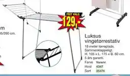Harald Nyborg Luksus vingetørrestativ, DKK 129 tilbud