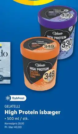 Lidl High Protein isbæger, DKK 20 tilbud