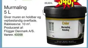 Harald Nyborg Murmaling 5 L, DKK 348 tilbud