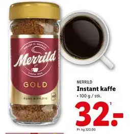 Lidl Instant kaffe, DKK 32 tilbud