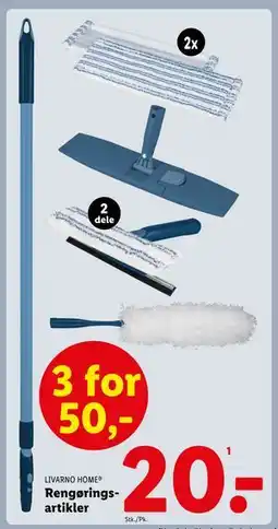 Lidl Rengøringsartikler, DKK 20 tilbud