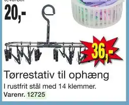 Harald Nyborg Tørrestativ til ophæng, DKK 36 tilbud