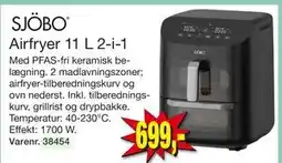 Harald Nyborg Airfryer 11 L 2-i-1, DKK 699 tilbud