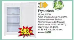 Harald Nyborg Fryseskab, DKK 998 tilbud