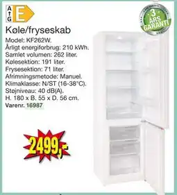 Harald Nyborg Køle/fryseskab, DKK 2499 tilbud