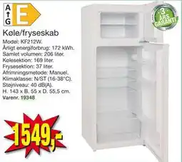 Harald Nyborg Køle/fryseskab, DKK 1549 tilbud