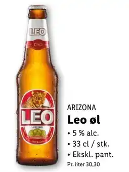 Lidl Leo øl, DKK 10 tilbud