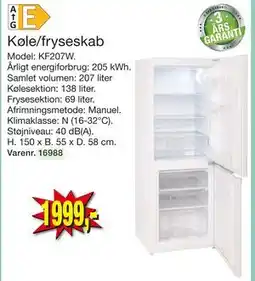 Harald Nyborg Køle/fryseskab, DKK 1999 tilbud