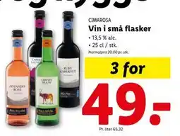 Lidl Vin i små flasker, DKK 49 tilbud
