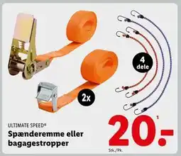 Lidl Spænderemme eller bagagestropper, DKK 20 tilbud