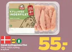 Netto Dansk kyllingeinderfilet tilbud