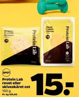 Netto Protein Lab revet eller skiveskåret ost tilbud
