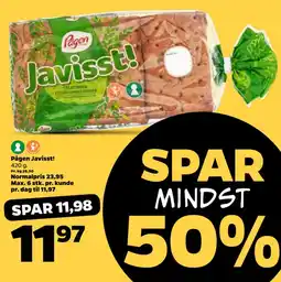 Netto Pågen Javisst! tilbud