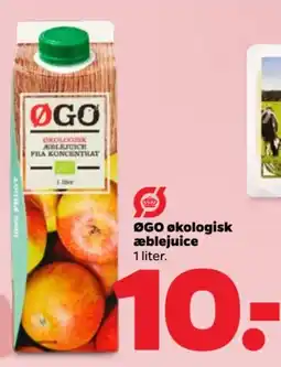 Netto ØGO økologisk æblejuice tilbud