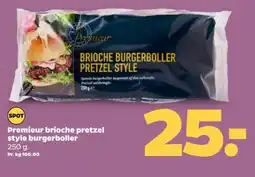 Netto Premieur brioche pretzel style burgerboller tilbud