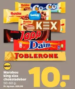 Netto Marabou king size chokoladebar tilbud