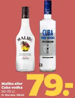 Netto Malibu eller Cuba vodka tilbud