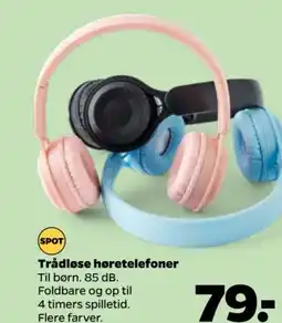 Netto Trådløse høretelefoner Til børn. 85 dB. tilbud