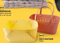 Netto Kurv med hank Plast. tilbud