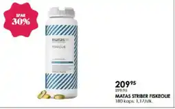 Matas MATAS STRIBER FISKEOLIE tilbud