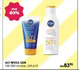 Matas ALT NIVEA SUN tilbud