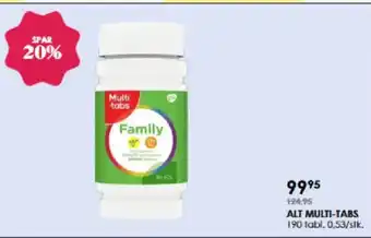 Matas ALT MULTI-TABS tilbud