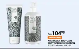 Matas AUSTRALIAN BODYCARE BODY SCRUB ELLER LOTION tilbud