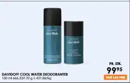 Matas DAVIDOFF COOL WATER DEODORANTER tilbud