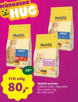 Maxi Zoo MultiFit tørfoder Fuldfoder tilbud