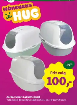 Maxi Zoo AniOne Smart Cat kattetoilet tilbud