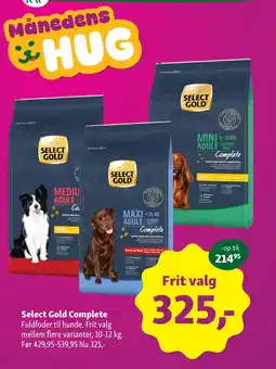 Maxi Zoo Select Gold Complete tilbud