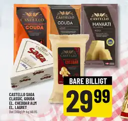 Løvbjerg CASTELLO Saga classic, gouda el. cheddar alm el. lagret tilbud