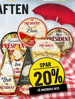 Løvbjerg På Président oste tilbud