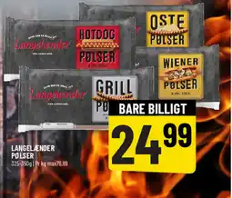Løvbjerg Langelænder pølser tilbud