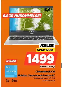 Power ASUS Chromebook CX1 Holdbar Chromebook bærbar PC tilbud