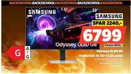 Power SAMSUNG Odyssey OLED G8 Fantastisk 4K QD-OLED panel tilbud