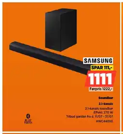 Power SAMSUNG Soundbar 2.1-kanals tilbud