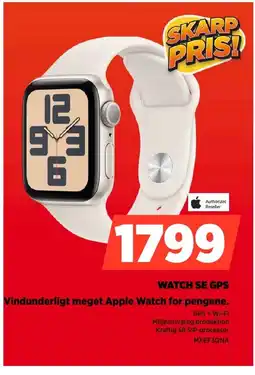 Power WATCH SE GPS Vindunderligt meget Apple Watch for pengene. tilbud