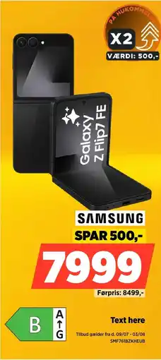 Power SAMSUNG Text here tilbud