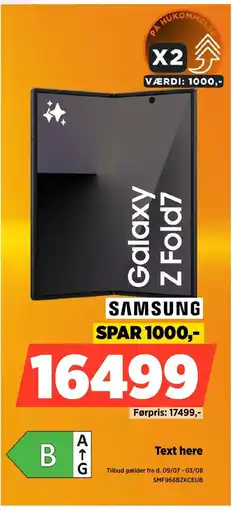 Power SAMSUNG Text here tilbud