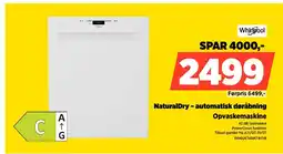 Power Whirlpool NaturalDry-automatisk døråbning tilbud