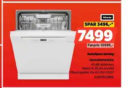 Power Miele AutoOpen-tørring Opvaskemaskine tilbud