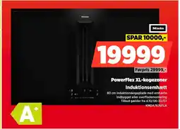 Power Miele PowerFlex XL-kogezoner Induktionsemhætt tilbud