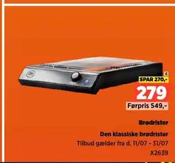 Power Brødrister Den klassiske brødrister tilbud