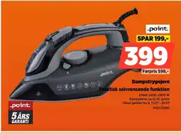 Power Point dampstrygejern praktisk selvrensende funktion tilbud
