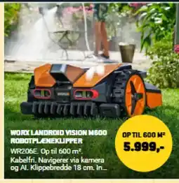 XL-BYG WORX LANDROID VISION M600 ROBOTPLENEKLIPPER tilbud