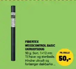 XL-BYG FIBERTEX WEEDCONTROL BASIC UKRUDTSDUG tilbud