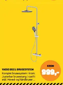 XL-BYG VASSO BS21 BRUSESYSTEM tilbud