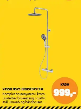 XL-BYG VASSO BS21 BRUSESYSTEM tilbud