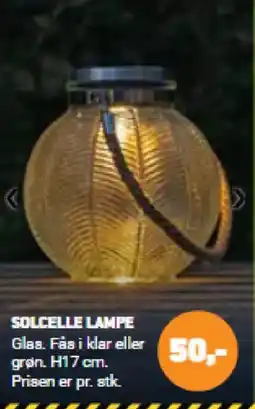 XL-BYG Solcelle lampe tilbud